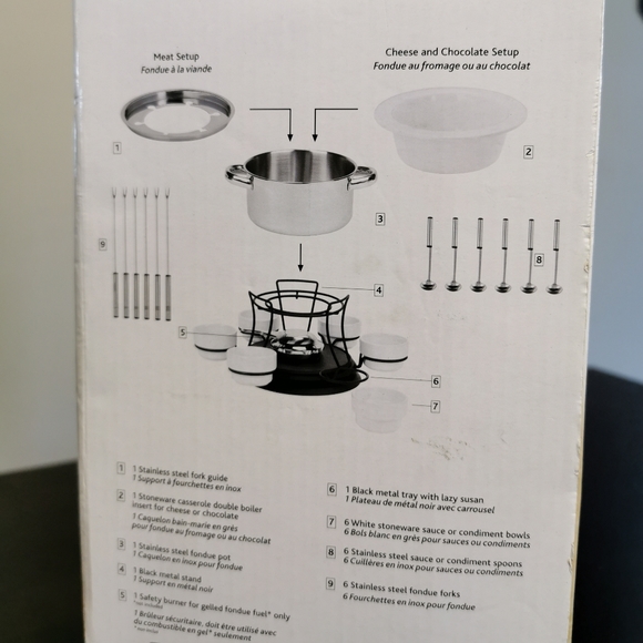 Trudeau 3 in 1 Fondue set - Picture 2 of 2